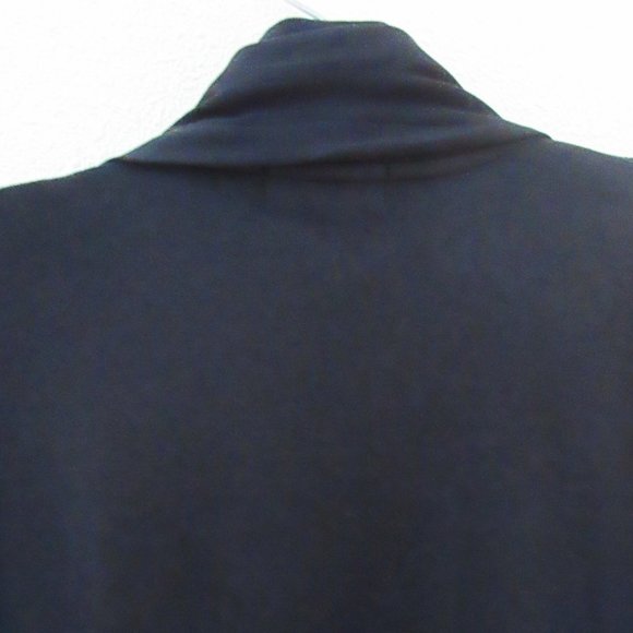 Black ESKANDAR 100% Pima Cotton Jacket, One Size, Very Good Condition - Picture 9 of 15